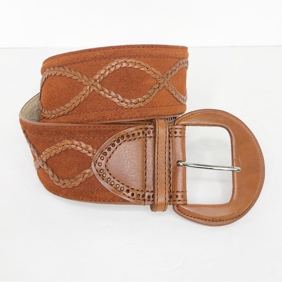 Another line Brown leather/suede belt - Picture 13 of 13